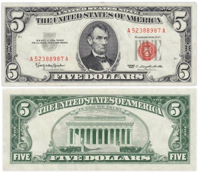 купить США 5 долларов 1963 Series 1963