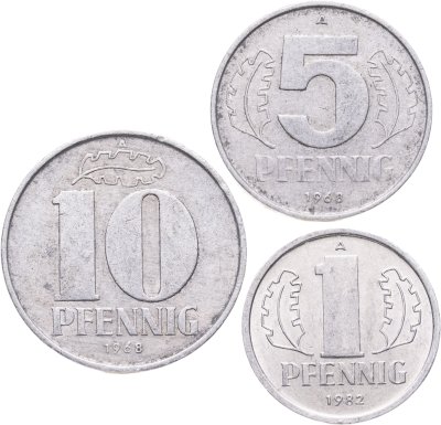 купить Германия (ГДР) набор монет 1960-1990 (3 штуки)