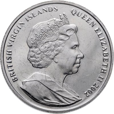 купить Британские Виргинские острова 1 доллар (dollar) 2002 "Принцесса Диана"
