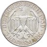 Купить Германия 3 рейхсмарки (reichsmark) 1930 Полёт дирижабля "Граф Цеппелин" J