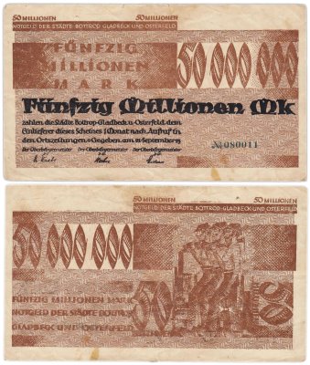 купить Германия, Нотгельд, Остерфельд 50 000 000 марок 1923