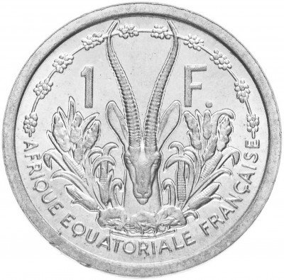 купить Французская Экваториальная Африка 1 франк 1948