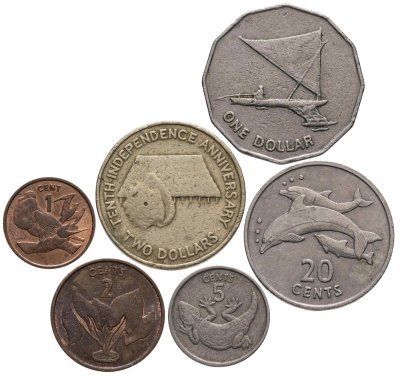 купить Кирибати набор из 6 монет 1979-1989