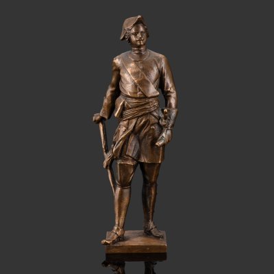 купить Статуэтка "Петр I", бронза, литье, СССР, 1970-1990 гг.