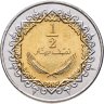 Купить Ливия 1/2 динара (dinar) 2004