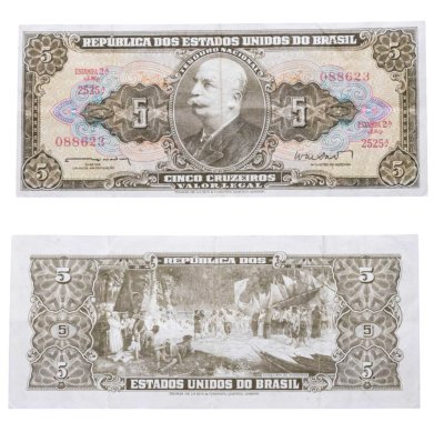 купить Бразилия 5 крузейро 1962-1964