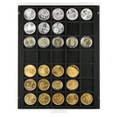 купить Бокс Carbo на 35 ячеек размером 36х36 мм (Lindner, Германия)