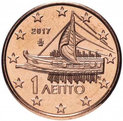 купить Греция 1 цент (cent) 2017