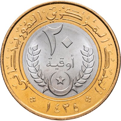 купить Мавритания 20 угий (ouguiya) 2014