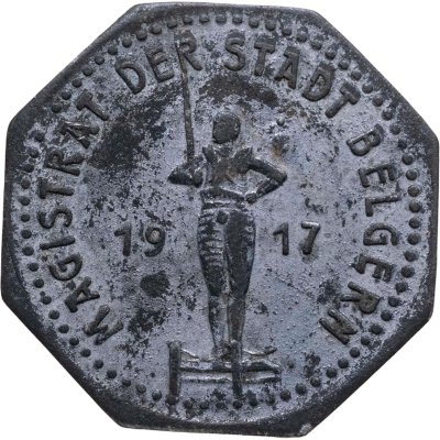 купить Германия (нотгельды) 5 пфеннигов 1917 "Город Бельгерн"
