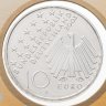 Купить Германия 10 евро 2003 "50-летие народного восстания 17 июня 1953 года в ГДР" в блистере с марками
