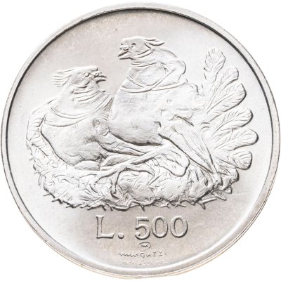 купить Сан-Марино 500 лир (lire) 1974