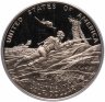 Купить США 50 центов (1/2 доллара, half dollar) 1993 "50 лет победы во Второй Мировой войне" в слабе PCGS PR69