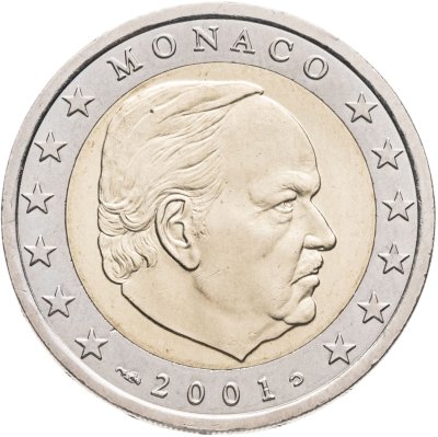 купить Монако 2 евро (euro) 2001