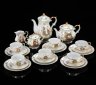 Купить Сервиз чайно-кофейный "Мадонна" на 6 персон (22 предмета), фарфор, люстр, деколь, золочение, Oscar Schlegelmilch, Германия, 1950-1972 гг.