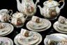Купить Сервиз чайно-кофейный "Мадонна" на 6 персон (22 предмета), фарфор, люстр, деколь, золочение, Oscar Schlegelmilch, Германия, 1950-1972 гг.