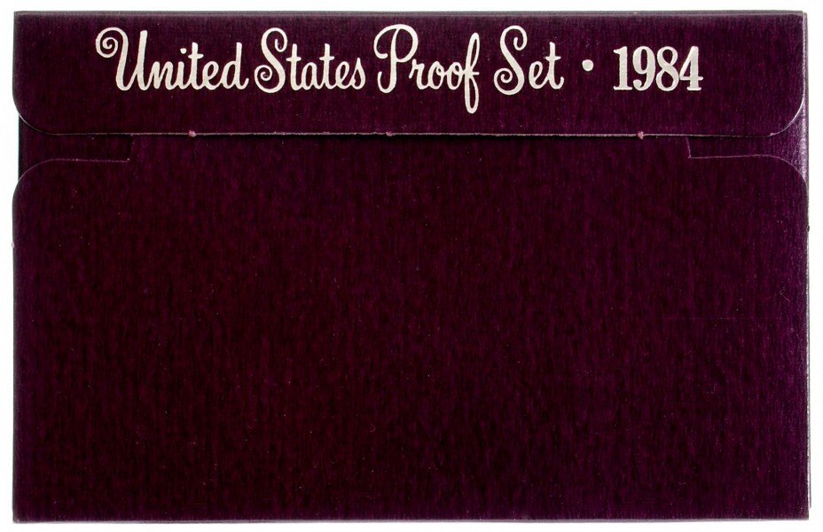 купить Годовой набор монет США 1984 Proof (5 штук) в упаковке