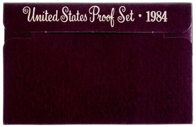 Купить Годовой набор монет США 1984 Proof (5 штук) в упаковке