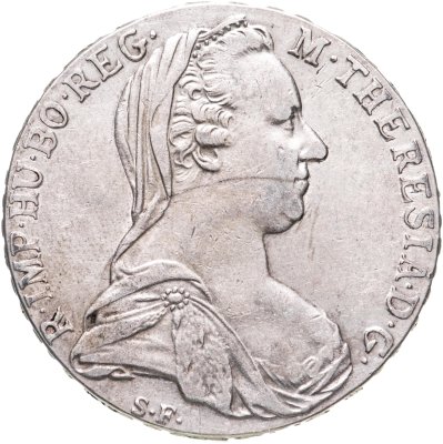 купить Австрия 1 талер (thaler) 1780 талер Марии Терезии рестрайк (новодел)