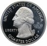 Купить США 25 центов (квотер, 1/4 доллара, quarter dollar) 2010 Национальный лес Маунд Худ
