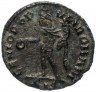 Купить Римская Империя Север II Флавий 305-307гг фракция фоллиса (реверс: гений стоит прямо)