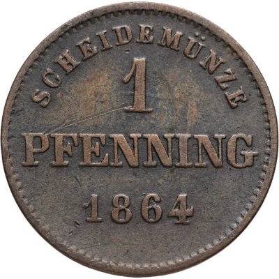 купить Бавария 1 пфенниг 1864