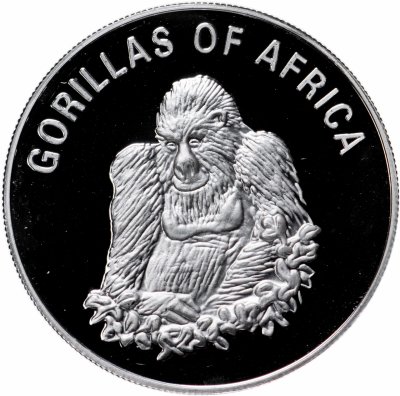 купить Уганда 1000 шиллингов (shillings) 2002-2003 Гориллы - горилла сидит, случайный год