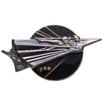 купить Знак "Покорители космоса 1960", томпак, эмаль, булавка. СССР, ЛМД, 1960-1970 гг.