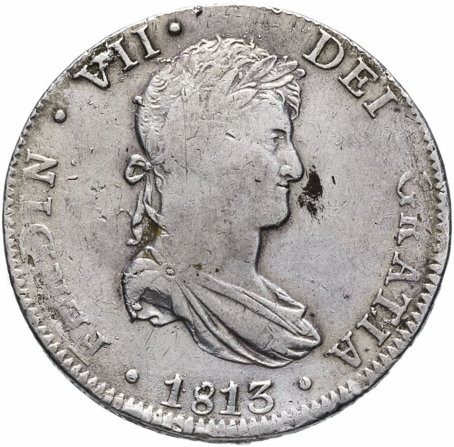 купить Мексика 8 реалов (reales) 1813 gR II Фердинанд VII