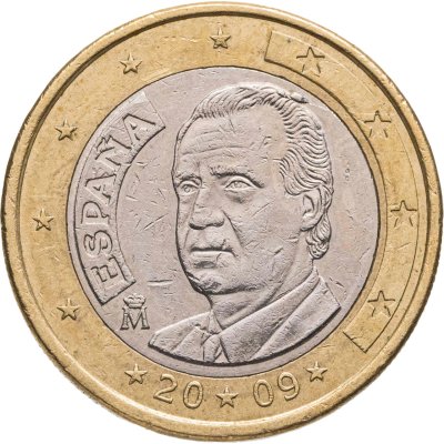 купить Испания 1 евро (euro) 2009