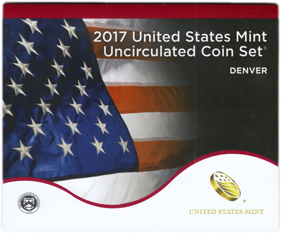 купить США официальный набор монет 2017 год Денвер (10 монет)