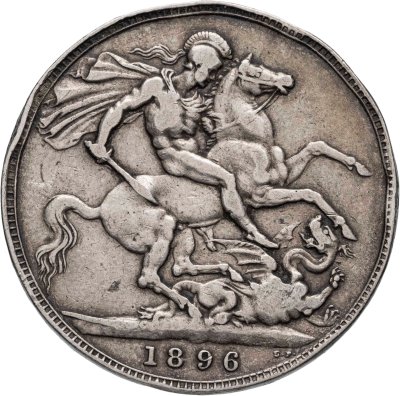 купить Великобритания 1 крона (crown) 1896