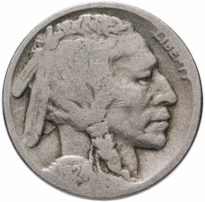 купить 5 центов (cents) 1921 Buffalo Nickel Без отметки монетного двора США