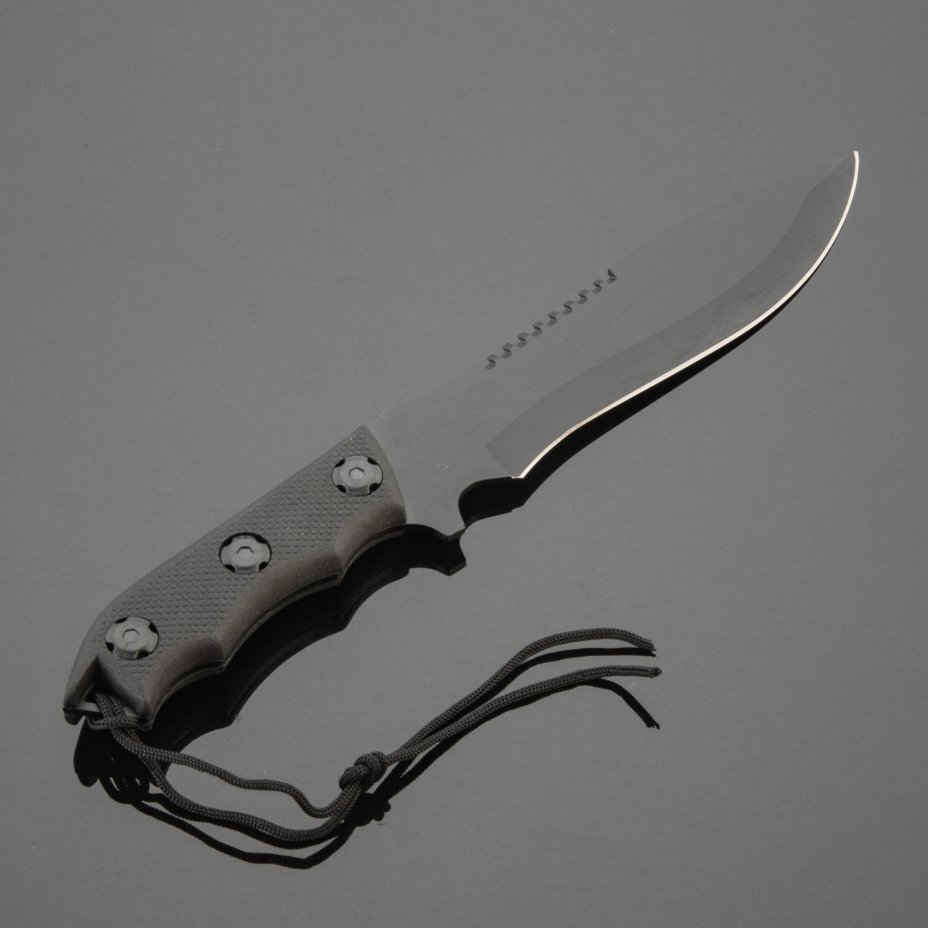 Нож большой Мастер К Турист, сталь 420, рукоять пластик, артикул MH016B .