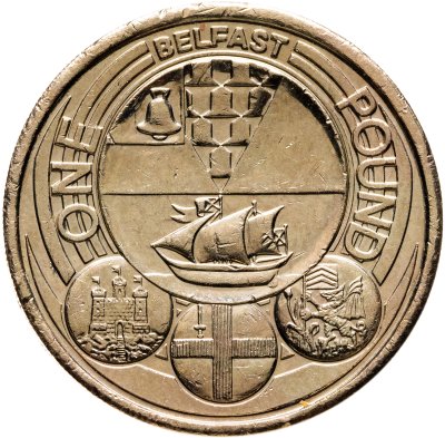 купить Великобритания 1 фунт 2010 "Столицы регионов - Белфаст"