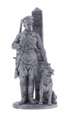 купить Оловянный солдатик, Младший сержант пограничных войск НКВД с собакой, Россия, 2021