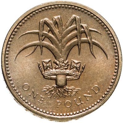 купить Великобритания 1 фунт (pound) 1990