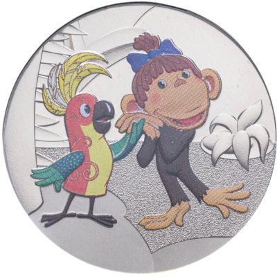 купить Жетон ГОЗНАК 2025 "Мультфильмы нашего детства - 38 попугаев" в блистере