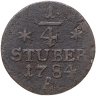 Купить Пруссия ¼ штюбера 1784