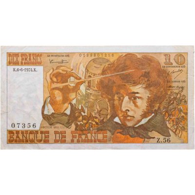 купить Франция 10 франков 1974 год (Pick 150a)