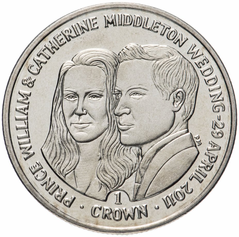 купить Фолклендские острова 1 крона 2011 Свадьба Принца Уильяма и Кэтрин Миддлтон