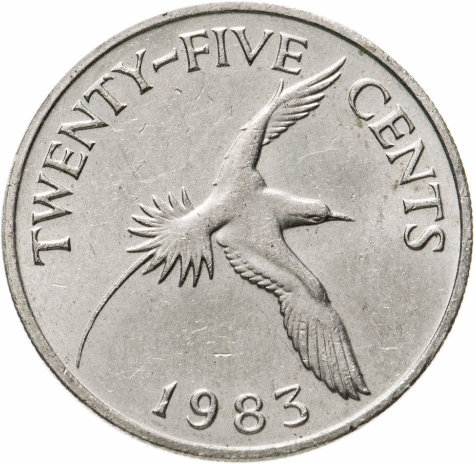 купить Бермуды 25 центов (cents) 1983