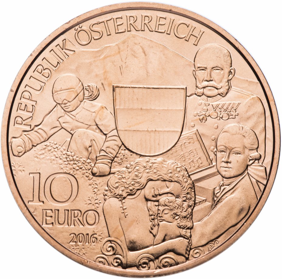 купить Австрия 10 евро 2016 Австрия