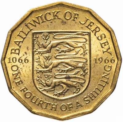 купить Джерси 1/4 шиллинга (shilling) 1966 "900 лет битве при Гастингсе"