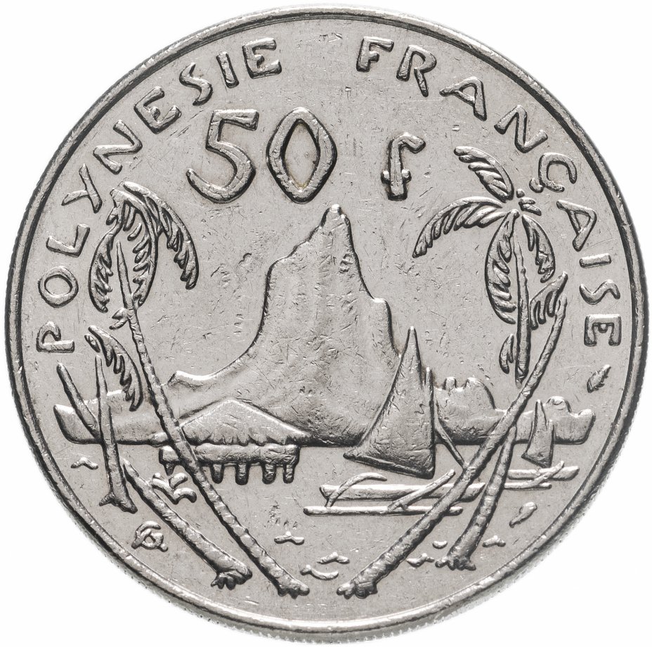 купить Французская Полинезия 50 франков (francs) 1975-2005, случайная дата