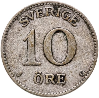 купить Швеция 10 эре (ore) 1934