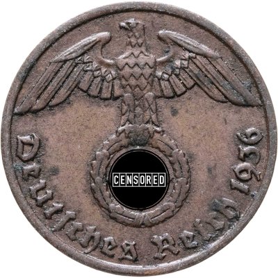 купить Германия, Третий рейх 1 рейхспфенниг (reichspfennig) 1936