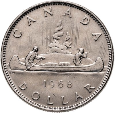 купить Канада 1 доллар (dollar) 1968