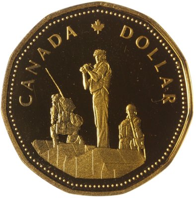 купить Канада 1 доллар (dollar) 1995 Памятник миротворческим силам