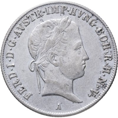 купить Австрия 20 крейцеров (kreuzer) 1842, знак монетного двора "А" - Вена